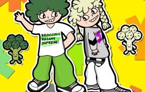 ブロリーボーイ&カリフラガール ‐Broccoli Boy & Cauliflower Girl ‐ - 葉っぱ 