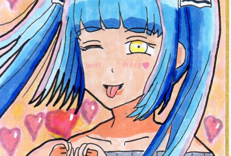 ハート溢れる女の子