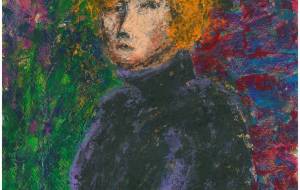 想像で描いた紫がかった黒い服の女性 - 【イベント】可能性アートプロジェクト 2026 