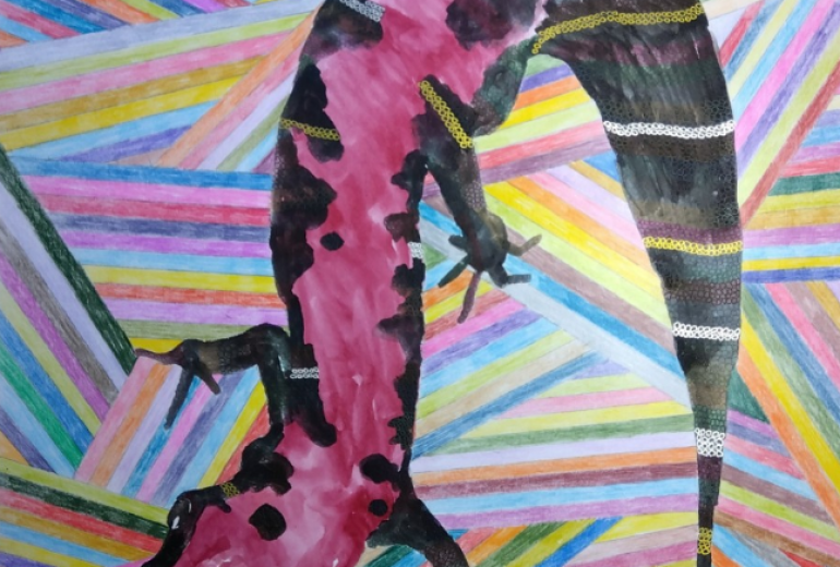 アカハライモリ