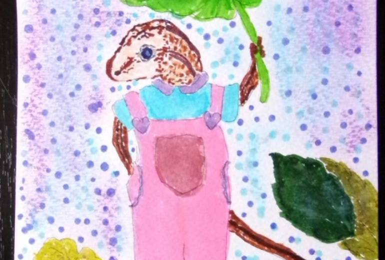 トカゲさんの梅雨っ歩