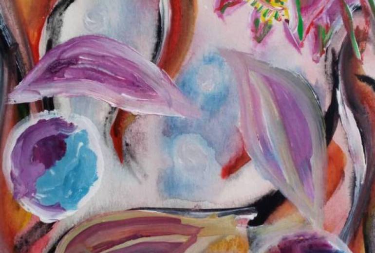 煉獄のの蓮の花