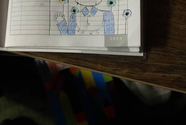 お洒落な女の子　色を付けた