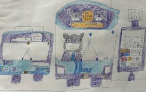 コアラの運転手バス - HARUTO 