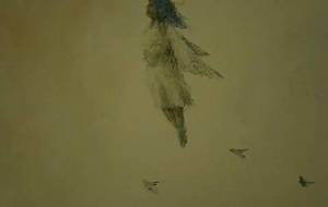 母さん私 聴覚障がい者だけどね 鳥達と翔んでるの、母さん鳥達のな鳴き声も聴こえるの心のなかで（天使の聴覚障がい者さん） - 真鍋哲地 