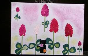 紅花詰草は初見花だにゃん - 明紅葉 