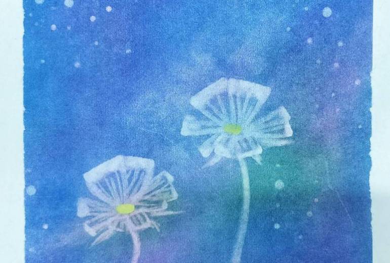 ゆれる コスモス