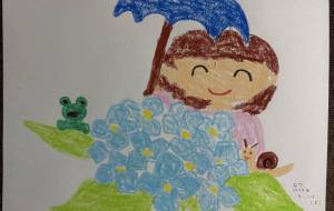 紫陽花と私 - 恵麻 