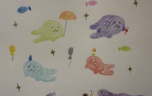 ふれあい場の番人をしている蛇 - りんごーる 