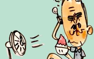 かき氷食べるおじさん - 空叶論 