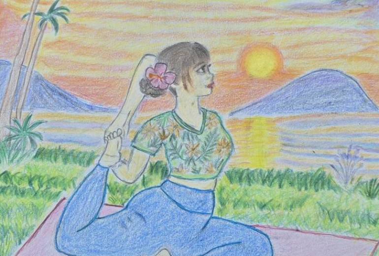 夕映えに咲く、わたしのカタチ