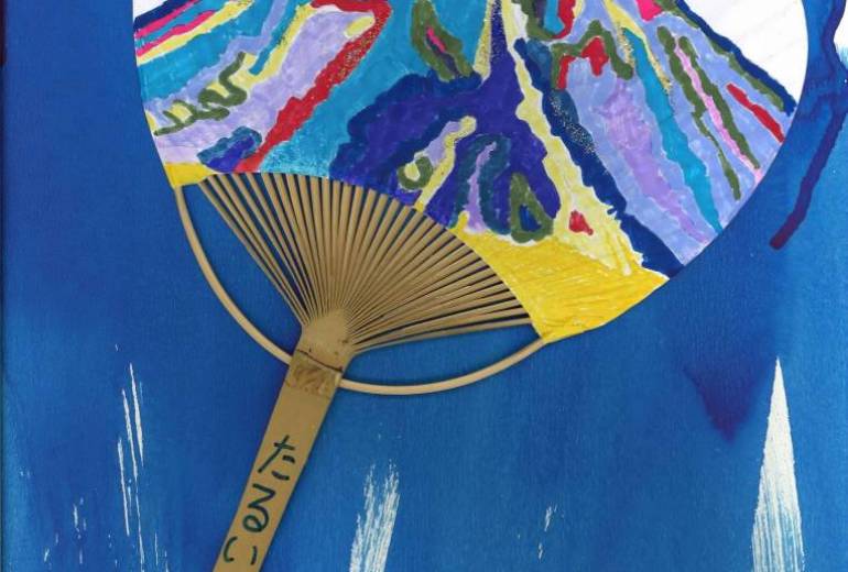 富士山（うちわ）