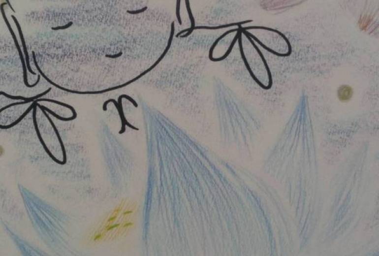 雨だまりの花*花