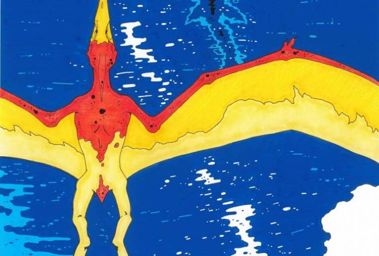 プテラノドン空を飛ぶ！