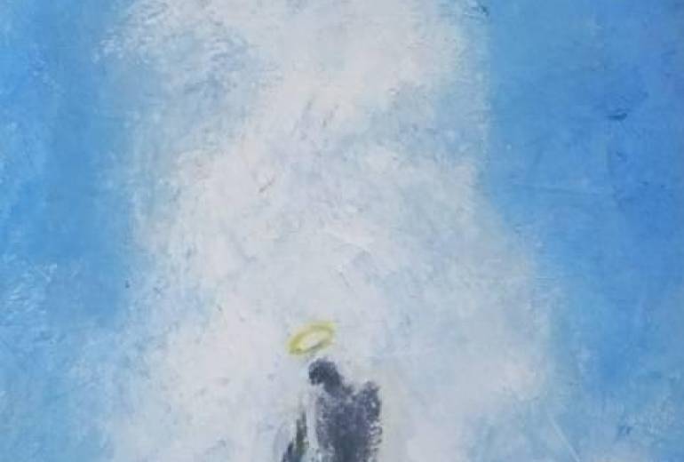 夏の天国幸福老人ホーム天使天気予報（青空入道雲の幸福）