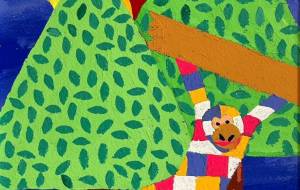 木登り猿 - いしだちょこ 