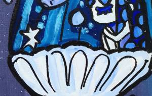 青く輝く月ゼリー - ましゅまろまかろん 