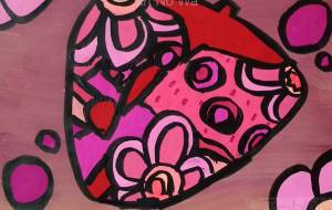 はじけるピンク苺 - ましゅまろまかろん