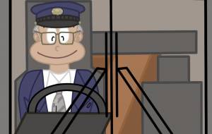 年配のバスの運転手さん - アクター