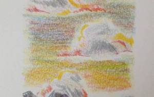 阿蘇の夕暮れ - サオリ 