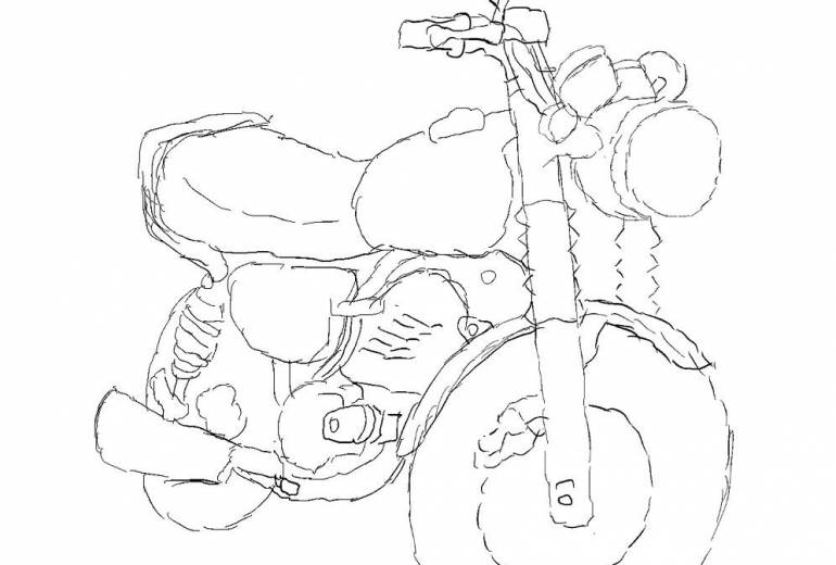 バイクスケッチ
