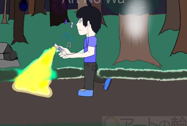 心霊スポットへ肝試し