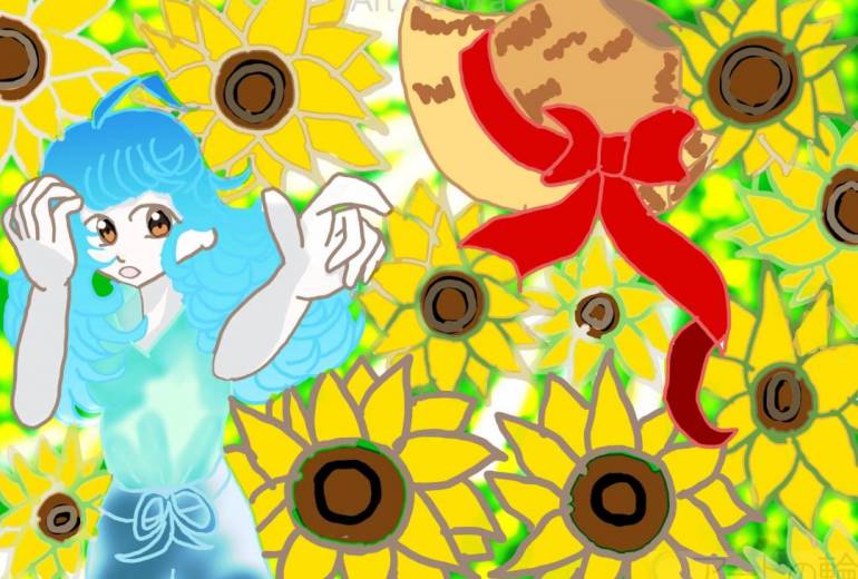 ひまわりの少女