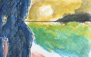 砂浜で眺める美しき夕陽 - マリリ・イクサグ