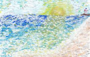 海辺の日の出 - 工房はんど　toki 