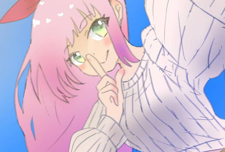 赤いリボンの君と。