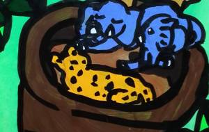 植木鉢の中のサバンナ世界 - ましゅまろまかろん