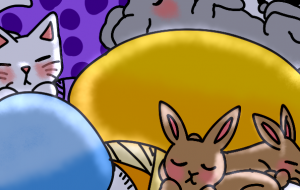 キノコの上でおやすみ - ましゅまろまかろん 