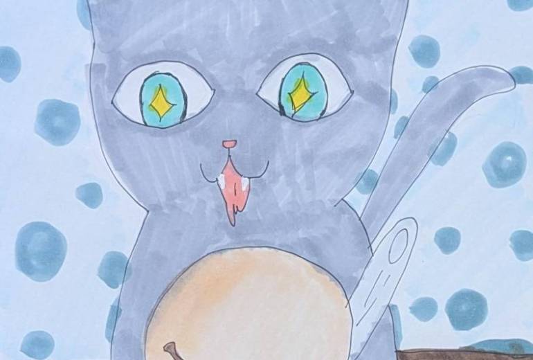 猫とクリームソーダ