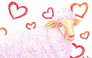 愛しいひつじ - 工房はんど Yuki