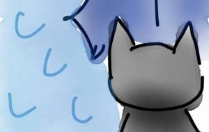 雨にいる出会い - 水樹