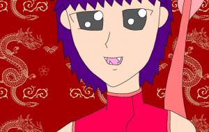 ドラゴン姿の彰(あきら) 赤龍 - Aria(アリア)