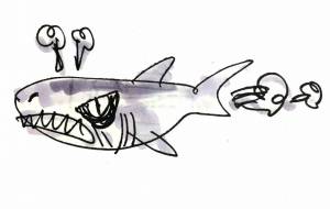 Angry shark - 空叶論 