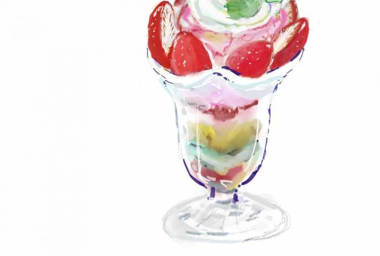 いちごパフェ食べたい