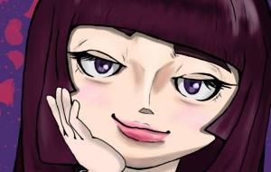 頬杖をつく少女 - タツロー 