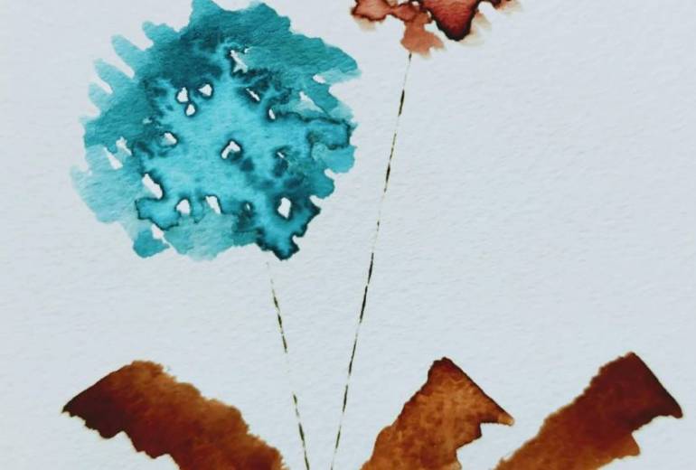 葉がタンポポの花2