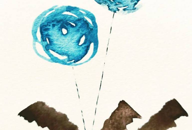 葉がタンポポの花3