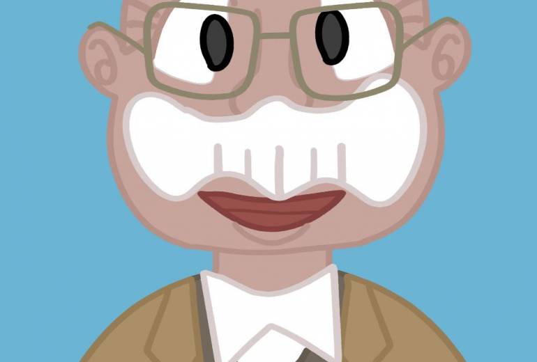 おじいちゃんの証明写真