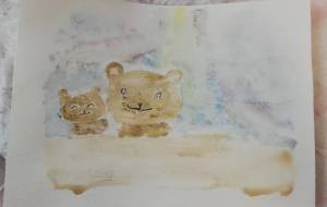 クマの団らん - 空飛ぶクジラ