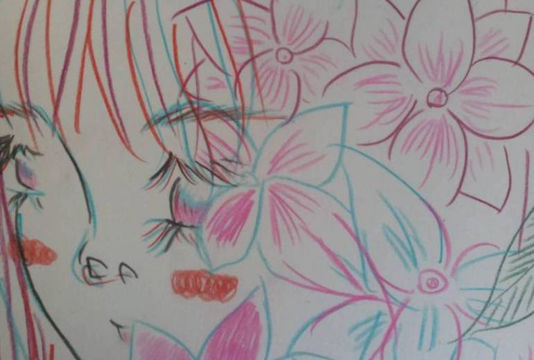 夏空の下の花盛りに…