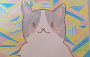 愛猫、梨音くん - 葉