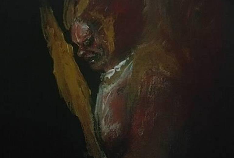 不動明王！！我が紅蓮の炎で全てを燃やす我が名のもとに悪を葬る（我が紅蓮の炎大和絵）