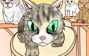 ボス猫がいる猫カフェ - 金垣魯文