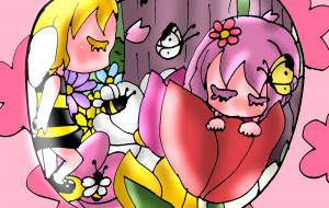 スノードームの中のお花世界 - ましゅまろまかろん
