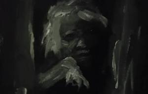 何処か遠くで生きてるんだ、貧困の中ボロボロの窓際の身体的障がい者の老人(僕は心から命を表現したい!) - 真鍋哲地