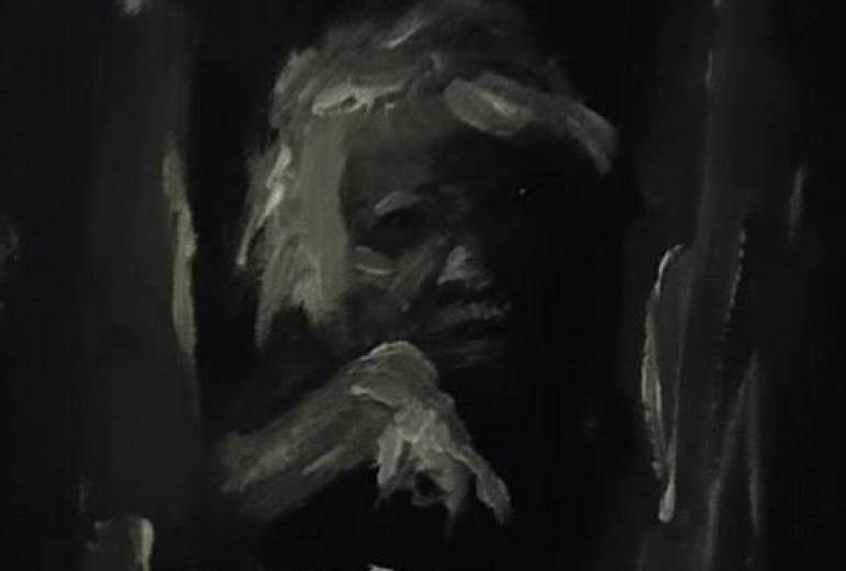 何処か遠くで生きてるんだ、貧困の中ボロボロの窓際の身体的障がい者の老人（僕は心から命を表現したい！）